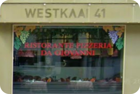 Recognized storefront: Da Giovanni